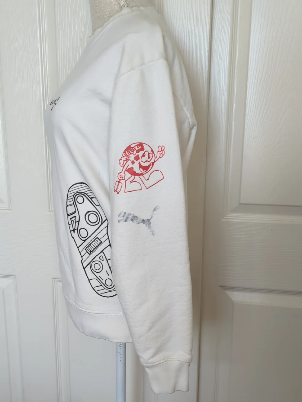 Chinatown Market x Puma Slipstream Collaboration White Sweatshirt